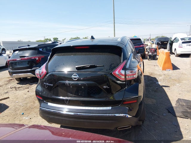 2018 Nissan Murano Sl მანქანა იყიდება აუქციონზე, vin: 5N1AZ2MG3JN159446, აუქციონის ნომერი: 45150169