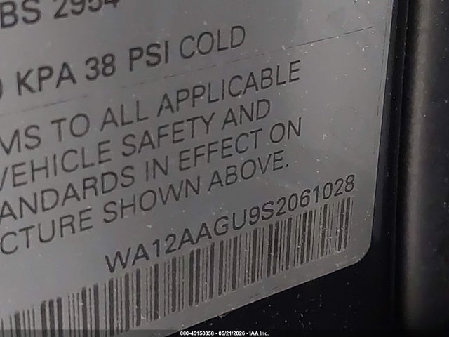 Aukcja sprzedaży 2025 Audi All-new Q5 Premium Plus Tfsi Quattro S Tronic, vin: WA12AAGU9S2061028, numer aukcji: 45150358
