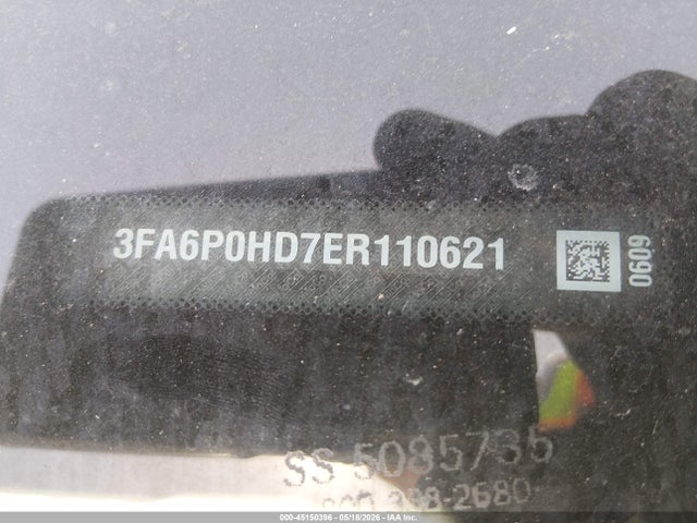 3FA6P0HD7ER110621 Ford FUSION SE