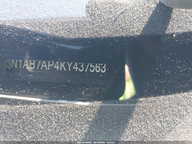 2019 Nissan Sentra Sv მანქანა იყიდება აუქციონზე, vin: 3N1AB7AP4KY437563, აუქციონის ნომერი: 45150559
