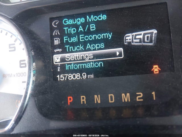 2013 Ford F-150 King Ranch მანქანა იყიდება აუქციონზე, vin: 1FTFW1ET3DKD98123, აუქციონის ნომერი: 45150605