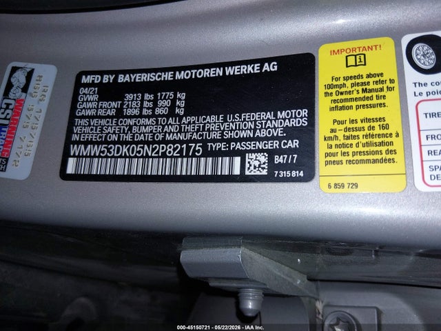 Mini Hardtop Cooper S 2022 WMW53DK05N2P82175 Image 9