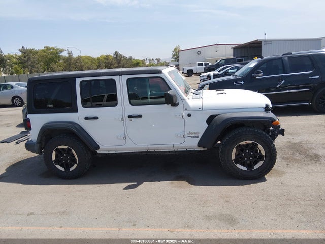 Продажа на аукционе авто 2020 Jeep Wrangler Unlimited Sport S 4x4, vin: 1C4HJXDN8LW226786, номер лота: 45150861