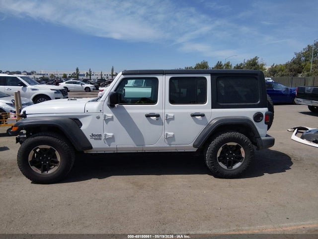 Продажа на аукционе авто 2020 Jeep Wrangler Unlimited Sport S 4x4, vin: 1C4HJXDN8LW226786, номер лота: 45150861