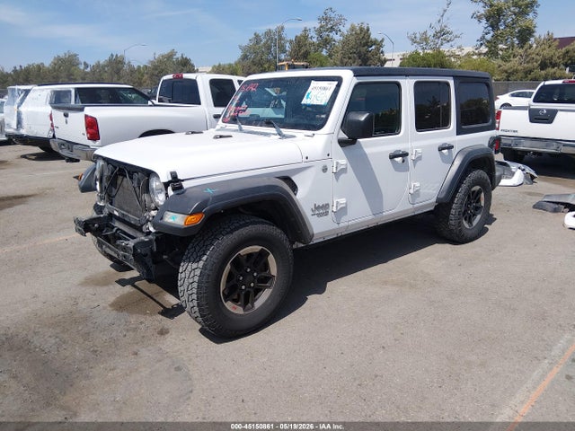 Продажа на аукционе авто 2020 Jeep Wrangler Unlimited Sport S 4x4, vin: 1C4HJXDN8LW226786, номер лота: 45150861