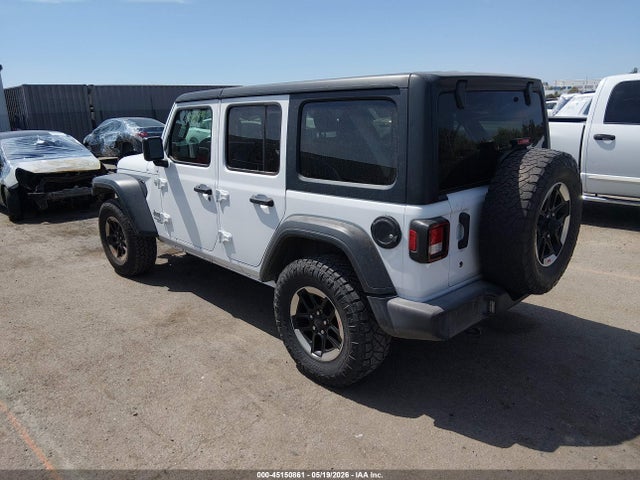 Продажа на аукционе авто 2020 Jeep Wrangler Unlimited Sport S 4x4, vin: 1C4HJXDN8LW226786, номер лота: 45150861