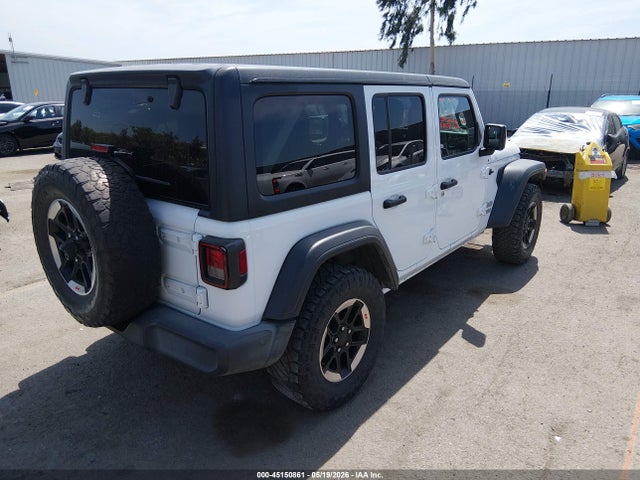 Продажа на аукционе авто 2020 Jeep Wrangler Unlimited Sport S 4x4, vin: 1C4HJXDN8LW226786, номер лота: 45150861