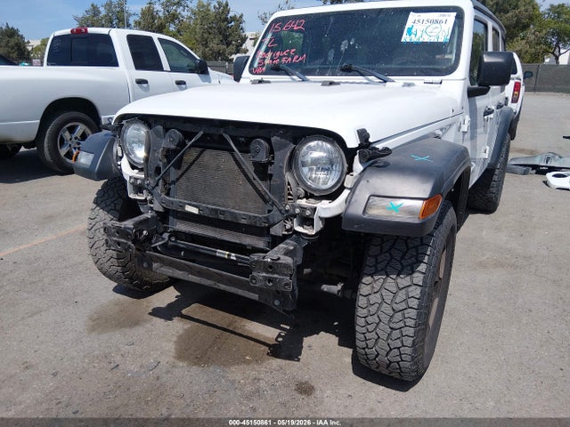 Продажа на аукционе авто 2020 Jeep Wrangler Unlimited Sport S 4x4, vin: 1C4HJXDN8LW226786, номер лота: 45150861