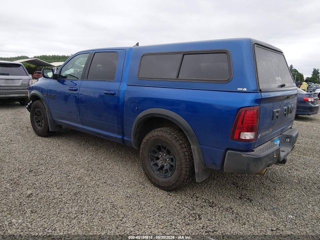 45150910 :رقم المزاد ، 1C6RR7YT9JS178877 vin ، 2018 Ram 1500 Rebel  4x4 5'7 Box مزاد بيع