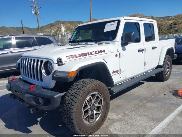 2021 Jeep Gladiator Rubicon 4x4 მანქანა იყიდება აუქციონზე, vin: 1C6JJTBG4ML565358, აუქციონის ნომერი: 45151061