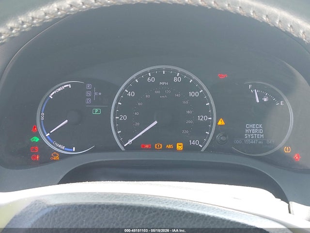 45151103 :رقم المزاد ، JTHKD5BH3B2019595 vin ، 2011 Lexus Ct 200h Premium مزاد بيع