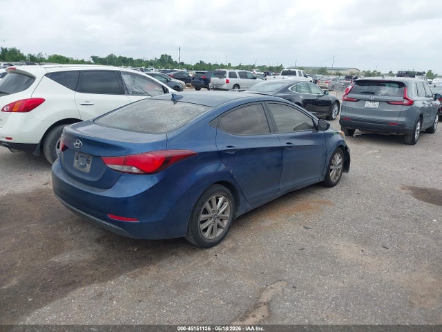 45151136 :رقم المزاد ، KMHDH4AE7GU543601 vin ، 2016 Hyundai Elantra Se مزاد بيع