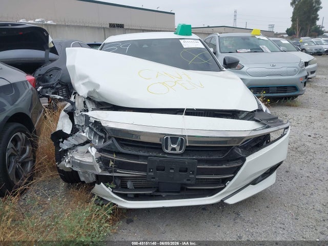 2022 Honda Accord Sport მანქანა იყიდება აუქციონზე, vin: 1HGCV1F38NA101778, აუქციონის ნომერი: 45151140