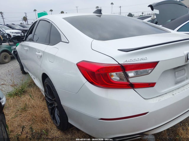 2022 Honda Accord Sport მანქანა იყიდება აუქციონზე, vin: 1HGCV1F38NA101778, აუქციონის ნომერი: 45151140