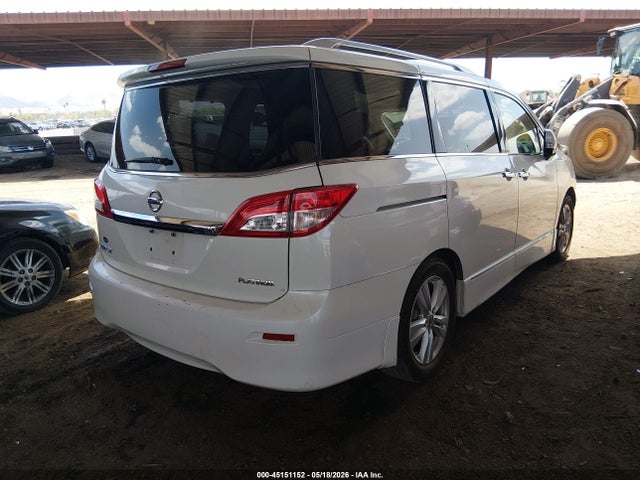 2015 Nissan Quest Platinum მანქანა იყიდება აუქციონზე, vin: JN8AE2KP6F9121667, აუქციონის ნომერი: 45151152