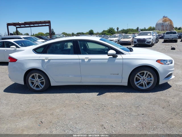 Продажа на аукционе авто 2018 Ford Fusion Hybrid S, vin: 3FA6P0UU2JR254612, номер лота: 45151247