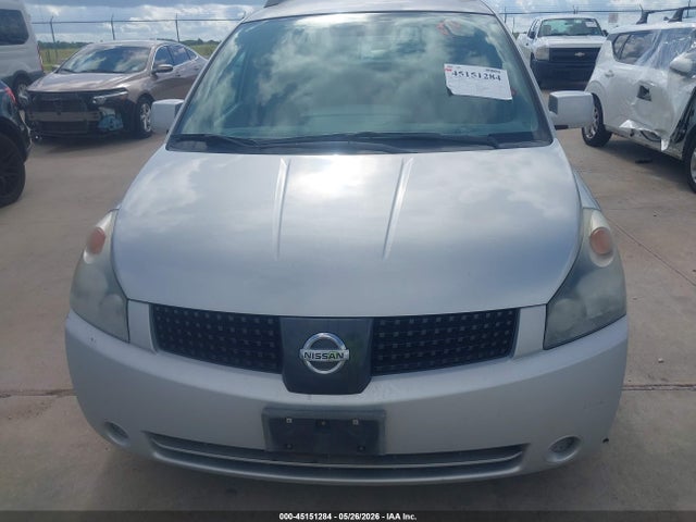 Aukcja sprzedaży 2005 Nissan Quest 3.5 S, vin: 5N1BV28U75N126388, numer aukcji: 45151284