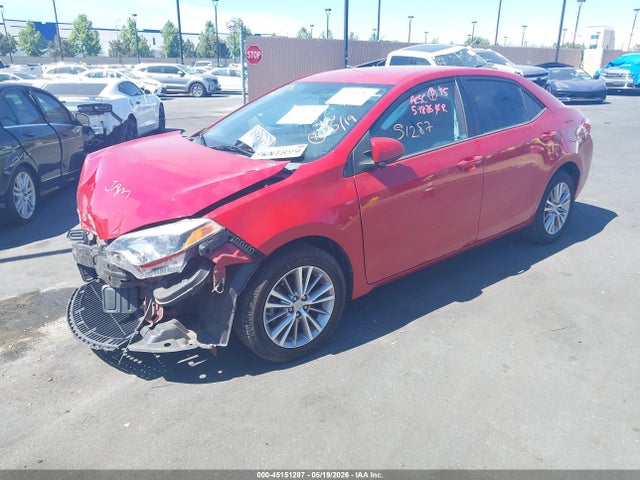 2015 Toyota Corolla Le Plus მანქანა იყიდება აუქციონზე, vin: 5YFBURHE4FP193768, აუქციონის ნომერი: 45151287