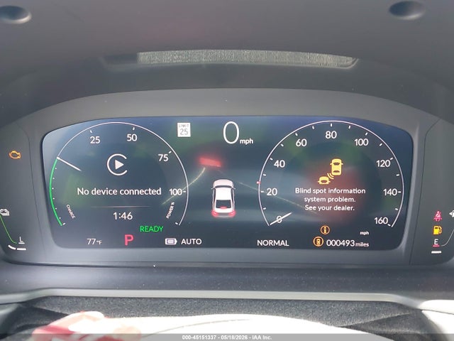 2026 Honda Accord Hybrid Sport მანქანა იყიდება აუქციონზე, vin: 1HGCY2F53TA002541, აუქციონის ნომერი: 45151337