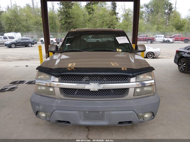 45151352 :رقم المزاد ، 3GNEK13T02G105624 vin ، 2002 Chevrolet Avalanche 1500 مزاد بيع