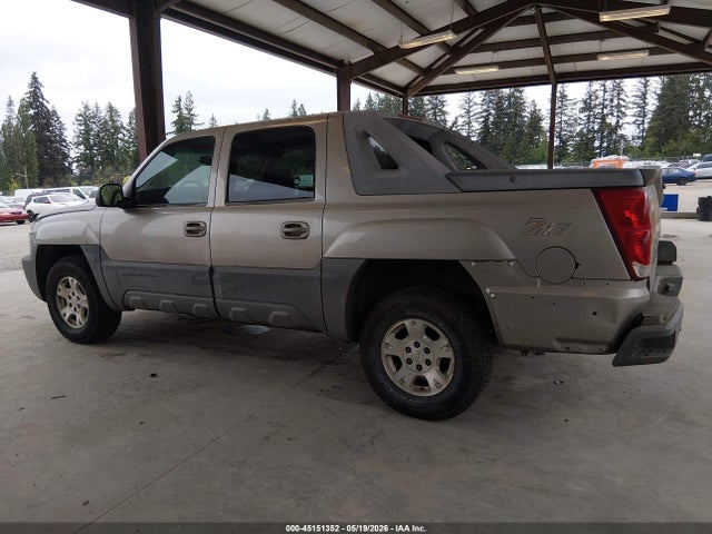 45151352 :رقم المزاد ، 3GNEK13T02G105624 vin ، 2002 Chevrolet Avalanche 1500 مزاد بيع