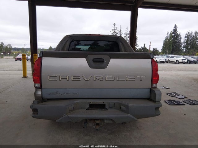 45151352 :رقم المزاد ، 3GNEK13T02G105624 vin ، 2002 Chevrolet Avalanche 1500 مزاد بيع