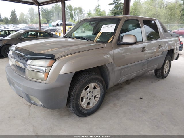 45151352 :رقم المزاد ، 3GNEK13T02G105624 vin ، 2002 Chevrolet Avalanche 1500 مزاد بيع