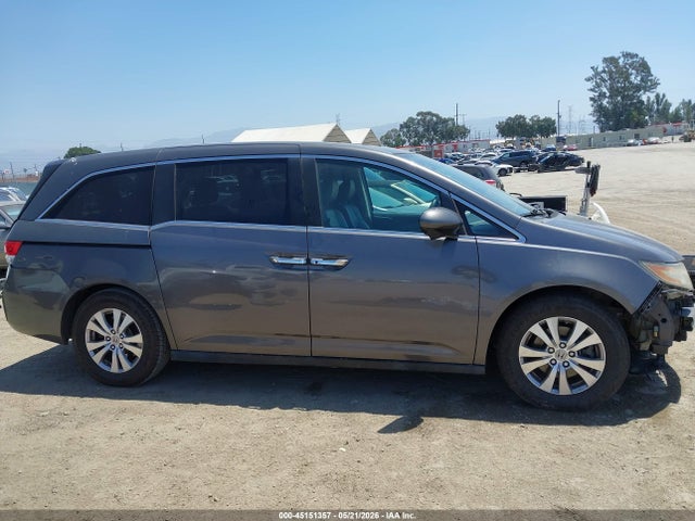 2015 Honda Odyssey Ex-l მანქანა იყიდება აუქციონზე, vin: 5FNRL5H65FB005449, აუქციონის ნომერი: 45151357