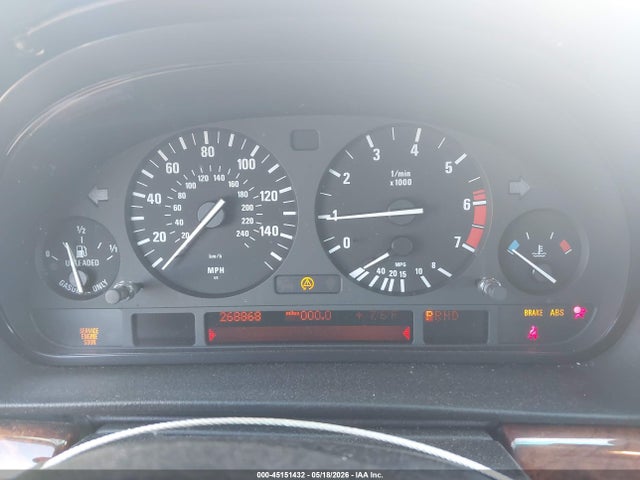 2000 Bmw 740ia მანქანა იყიდება აუქციონზე, vin: WBAGG834XYDN80222, აუქციონის ნომერი: 45151432