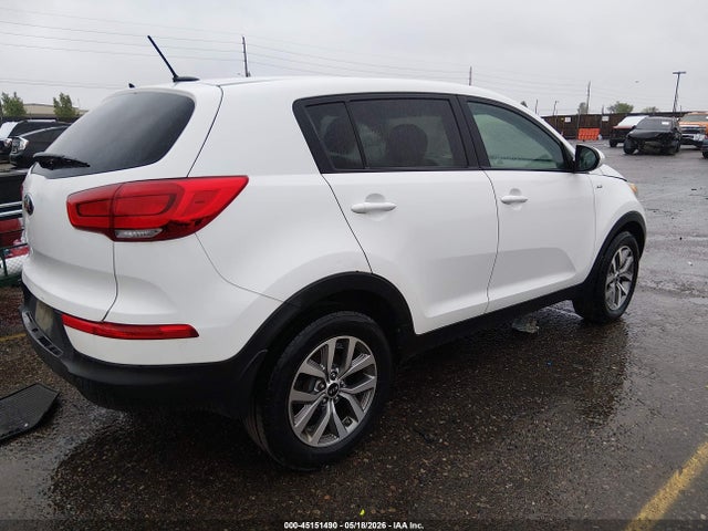 2015 Kia Sportage Lx მანქანა იყიდება აუქციონზე, vin: KNDPBCAC8F7695640, აუქციონის ნომერი: 45151490