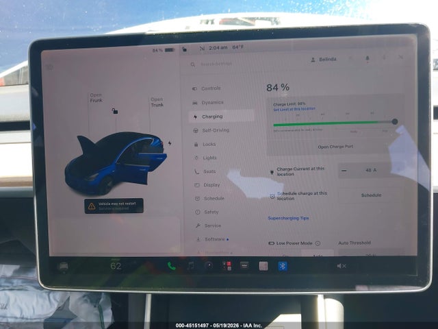 Продажа на аукционе авто 2018 Tesla Model 3 Long Range/mid Range, vin: 5YJ3E1EA5JF034220, номер лота: 45151497