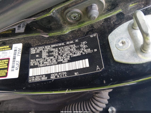 45151541 :رقم المزاد ، 5TBDV54188S495357 vin ، 2008 Toyota Tundra Sr5 5.7l V8 مزاد بيع