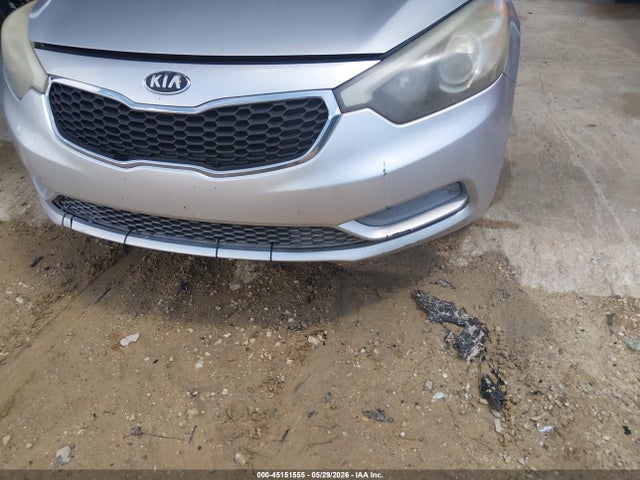 2014 Kia Forte Lx მანქანა იყიდება აუქციონზე, vin: KNAFK4A60E5215903, აუქციონის ნომერი: 45151555