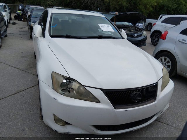 2006 Lexus Is 250 მანქანა იყიდება აუქციონზე, vin: JTHBK262265022289, აუქციონის ნომერი: 45151586