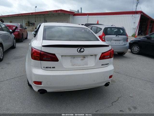 2006 Lexus Is 250 მანქანა იყიდება აუქციონზე, vin: JTHBK262265022289, აუქციონის ნომერი: 45151586