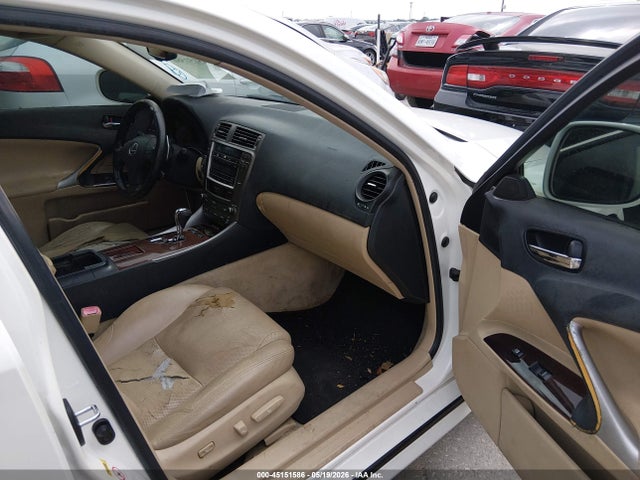 2006 Lexus Is 250 მანქანა იყიდება აუქციონზე, vin: JTHBK262265022289, აუქციონის ნომერი: 45151586