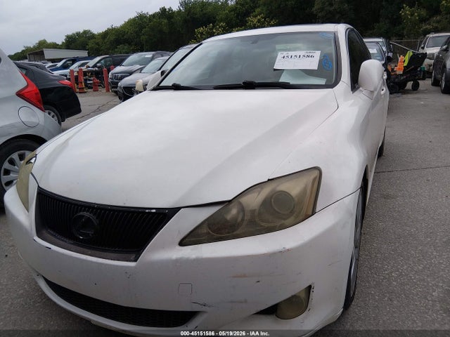 2006 Lexus Is 250 მანქანა იყიდება აუქციონზე, vin: JTHBK262265022289, აუქციონის ნომერი: 45151586