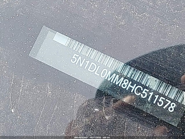 45151657 :رقم المزاد ، 5N1DL0MM8HC511578 vin ، 2017 Infiniti Qx60 مزاد بيع