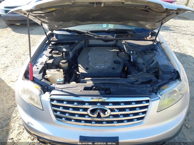 45151692 :رقم المزاد ، JNRAS08W06X206233 vin ، 2006 Infiniti Fx35 مزاد بيع