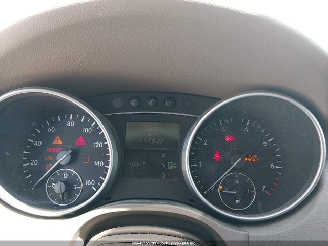 Aukcja sprzedaży 2007 Mercedes-benz Ml 350 4matic, vin: 4JGBB86E17A238119, numer aukcji: 45151739