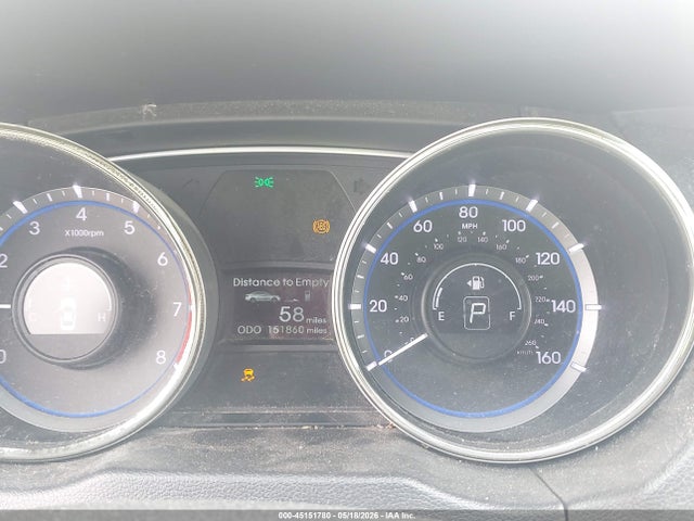 2013 Hyundai Sonata Limited მანქანა იყიდება აუქციონზე, vin: 5NPEC4AC8DH556837, აუქციონის ნომერი: 45151780