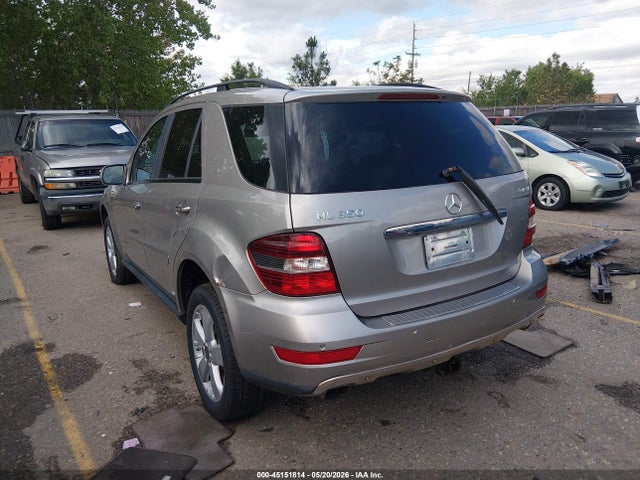 Aukcja sprzedaży 2009 Mercedes-benz Ml 350 4matic, vin: 4JGBB86E09A442090, numer aukcji: 45151814