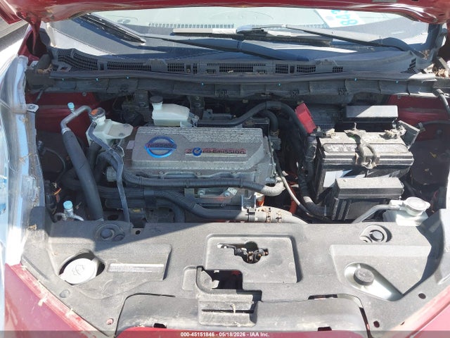 45151846 :رقم المزاد ، JN1AZ0CPXCT021091 vin ، 2012 Nissan Leaf Sl مزاد بيع