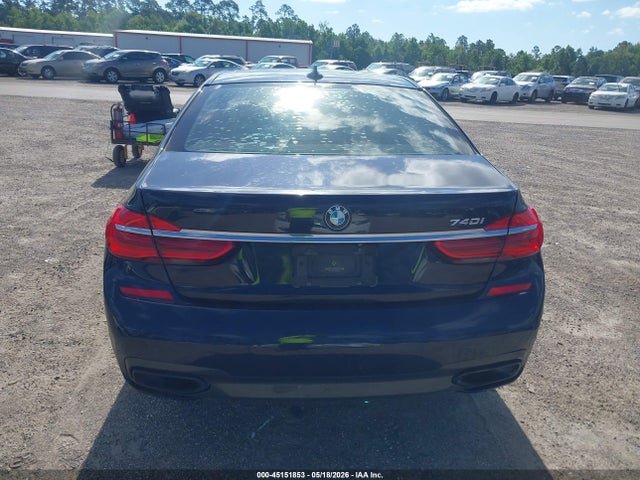 2016 Bmw 740i მანქანა იყიდება აუქციონზე, vin: WBA7E2C56GG547632, აუქციონის ნომერი: 45151853