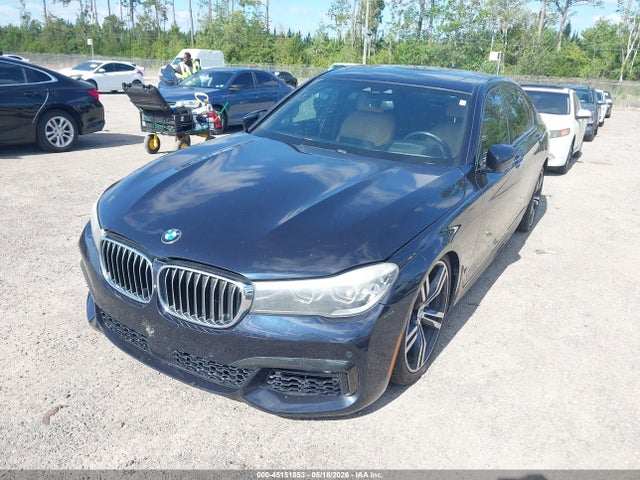 2016 Bmw 740i მანქანა იყიდება აუქციონზე, vin: WBA7E2C56GG547632, აუქციონის ნომერი: 45151853