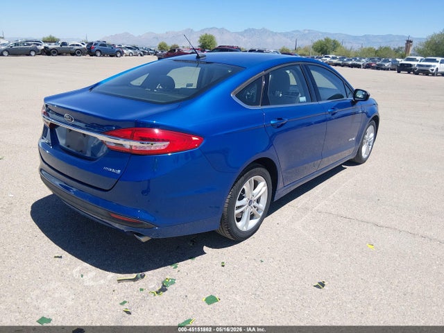 Продажа на аукционе авто 2018 Ford Fusion Hybrid S, vin: 3FA6P0UU5JR282002, номер лота: 45151862