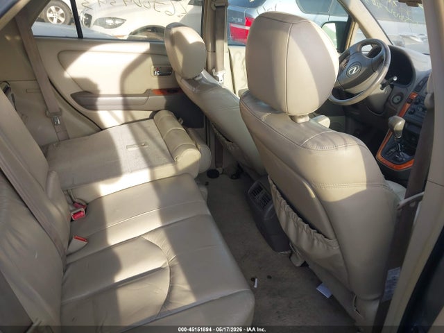 45151894 :رقم المزاد ، JTJGF10U910082752 vin ، 2001 Lexus Rx 300 مزاد بيع