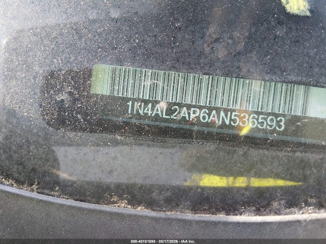 Продажа на аукционе авто 2010 Nissan Altima 2.5 S, vin: 1N4AL2AP6AN536593, номер лота: 45151895