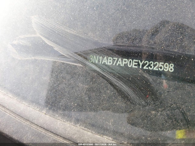 2014 Nissan Sentra S მანქანა იყიდება აუქციონზე, vin: 3N1AB7AP0EY232598, აუქციონის ნომერი: 45151898