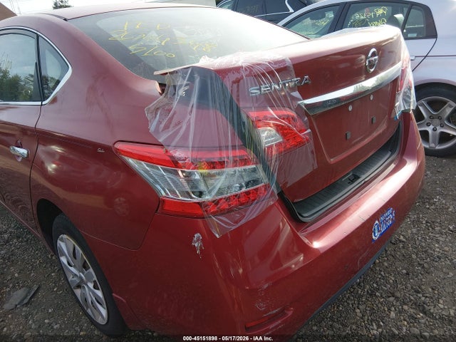 2014 Nissan Sentra S მანქანა იყიდება აუქციონზე, vin: 3N1AB7AP0EY232598, აუქციონის ნომერი: 45151898